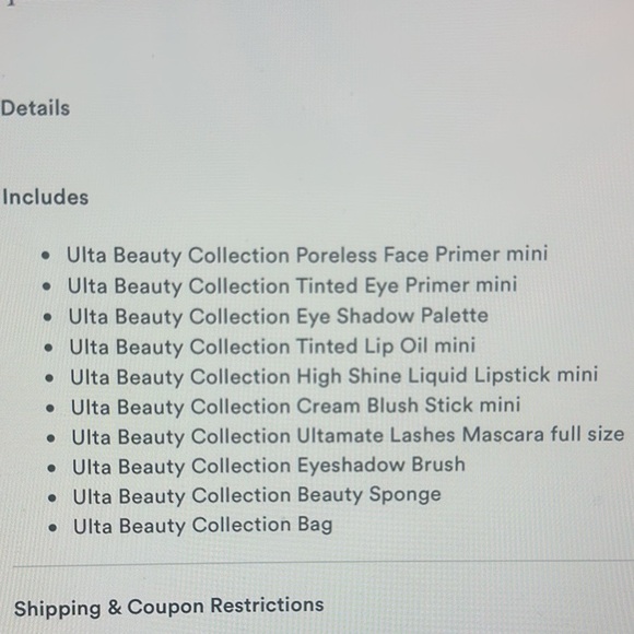 Morphe Drip Glass +  Ulta 10-piece Beauty Collection NWT Mascara primer Eyes - Picture 5 of 7